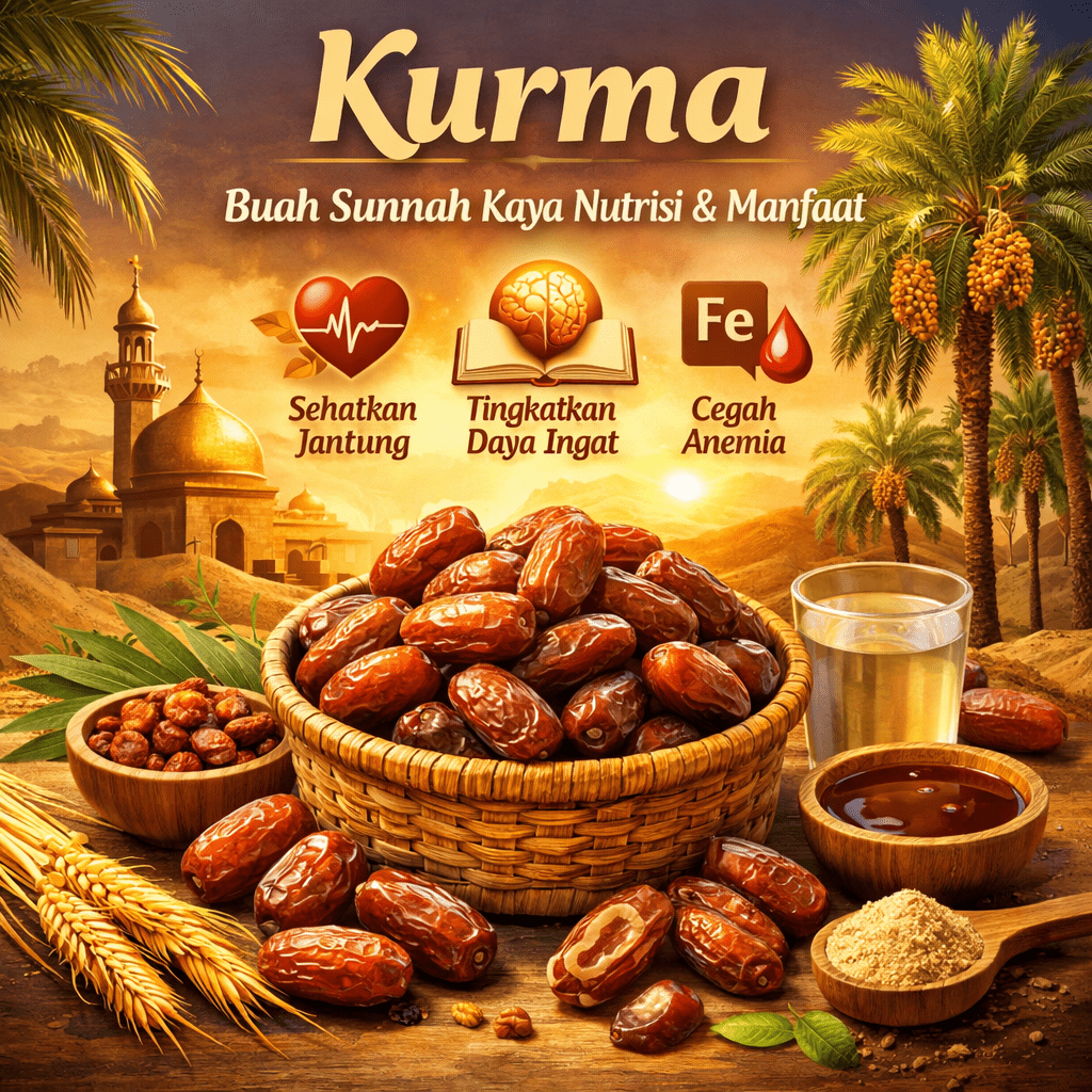 Kurma: Buah Sunnah yang Kaya Nutrisi dan Manfaat